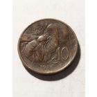 Италия 10 сентизим 1928