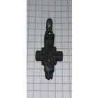 Крестик нательный, мощевик, с рубля, три дня