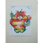 Рандла с новым годом 1986   10х15 см