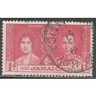 Ямайка. Король Георг V и королева Елизавета. 1937г. Mi#115.