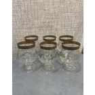 6 Бакалов Германия. Стекло. Высота 10 см. 200 мл
