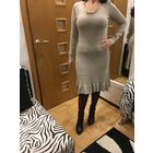 Платье 44 Испания 20% кашемира Подойдёт на большую грудь