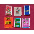 Обертки от жвачки.