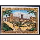 РАСПРОДАЖА!!! - ГЕРМАНИЯ БЕРЛИН Германская Южная АФРИКА (СВАКОПМУНД,НАМИБИЯ-Ганзейские Колонии) 75 пфеннигов 1921 год - РЕДКИЙ! - BU!