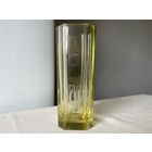 Ваза цветное стекло граненая 16см ЛЗХС агитация