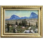 Козловский А.С.Засл.Худ;1976г."У подножия гор",1976 г.К/М.47,5х62 см.