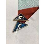 Зимние виды спорта. Коньки и горные лыжи (красные и синие)