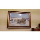 Картина живопись, акварель, довоенная Польша, автор, с рубля