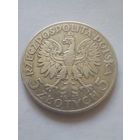 Польша 5 злотых 1933 г.с знаком МД,хорошая.