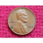США 1 цент 1965 г.