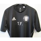 ADIDAS Черная Майка Футболка Адидас Оригинал Эмблемы Размер S - M