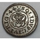 Рыжскi Кiрмаш! Солид 1644, Рига, Кристина. СУПЕР!!! Без обращения, в звоне