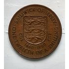 Джерси 1/12 шиллинга, 1960 300 лет вступления на престол короля Карла II 3-6-11