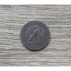 Werty71 Испания 5 сентимо 1870 Лев