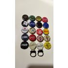 Лот пивных крышек, 20 шт.