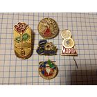 5 значков 8 марта