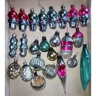 Ёлочные украшения, СССР, стекло. Цена за одну игрушку