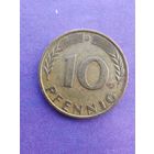 Германия ФРГ 10 пфеннигов 1950 D