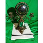 Часы малахитовые