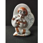 Статуэтка фарфоровая Ясь, Парень с дудочкой. ФФЗ Минск, БССР