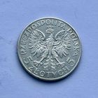 Монета СЕРЕБРО Польша 5 злотых 1933 год Ядвига ОТЛИЧНЫЕ