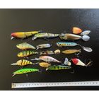 Воблеры 16 шт + мелочевка