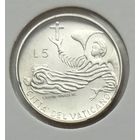 Ватикан 5 лир 1969 г. В холдере