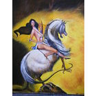 Картина в стили фэнтези. Холст. Масло. 50см.х37см.