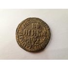 Копейка Петра 1704 БК R1 (не чистилась)