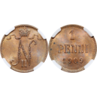 1 пенни 1909 ННР MS 64 RB