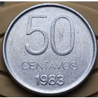 Аргентина 50 центаво 1983