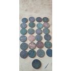 Сборный лот монет РИ 1 2 копейки