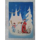 Кадр из мультфильма Снеговик-почтовик А.Трусов 1968 редкая чистая