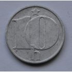 Чехословакия, 10 геллеров 1976 г.