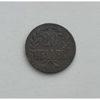 ГЕРМАНСКАЯ ВОСТОЧНАЯ АФРИКА  20 геллер 1916 г.
