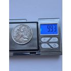 50 копеек 1925 года. ПЛ. Серебро 900. Монета не чищена. 45447