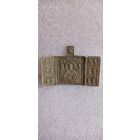 МЕДНОЛИТАЯ ИКОНА  СКЛАДЕНЬ  НИКОЛАЙ ЧУДОТВОРЕЦ . Распродажа Коллекции !!! .Экспресс  Аукцион  с рубля без МПЦ и прочего  .Много лотов в продаже .