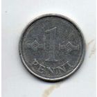 ФИНЛЯНДСКАЯ РЕСПУБЛИКА. 1 ПЕННИ 1972