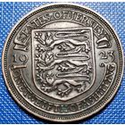 Джерси 1/12 шиллинга 1923 г. Испанский щит.