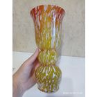 Ваза сульфидное двухслойное стекло винтаж