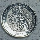 5 фунтов 2022. Лев Англии. 62,57гр.