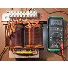 Трансформатор силовой,вес порядка 14 к.г.,диаметр вторички 3м.м. Выход от 29 до 36 Вольт.