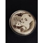 Китай 10 юаней 2019 Панда СЕРЕБРО