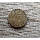 Werty71 Германия 10 рентенпфеннигов 1924 А пфеннигов Веймар