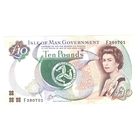 Остров Мэн 10 фунтов 1983 года. Тип Р 42b. Подпись Cashen. Состояние aUNC+!