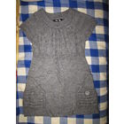 Платье платьице теплое вязаное, р.44