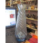 Ваза 24,5 см, цветное стекло.