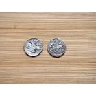 Два денария Александра Ягеллончика Буква А