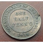 Австралия. 1\2 пенни 1938