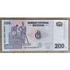 Конго (ДР) 200 франков 2013 г., P:99с, надпись на реверсе см. в описании